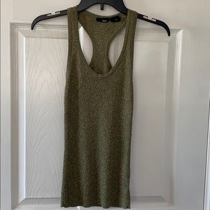 Green and gold tank top